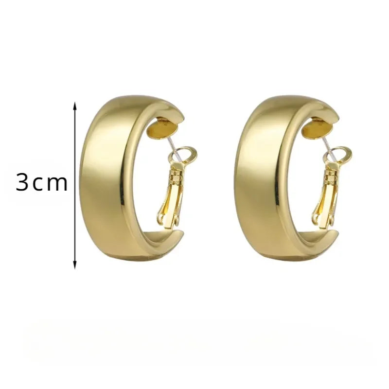 Golden Aura Hoops