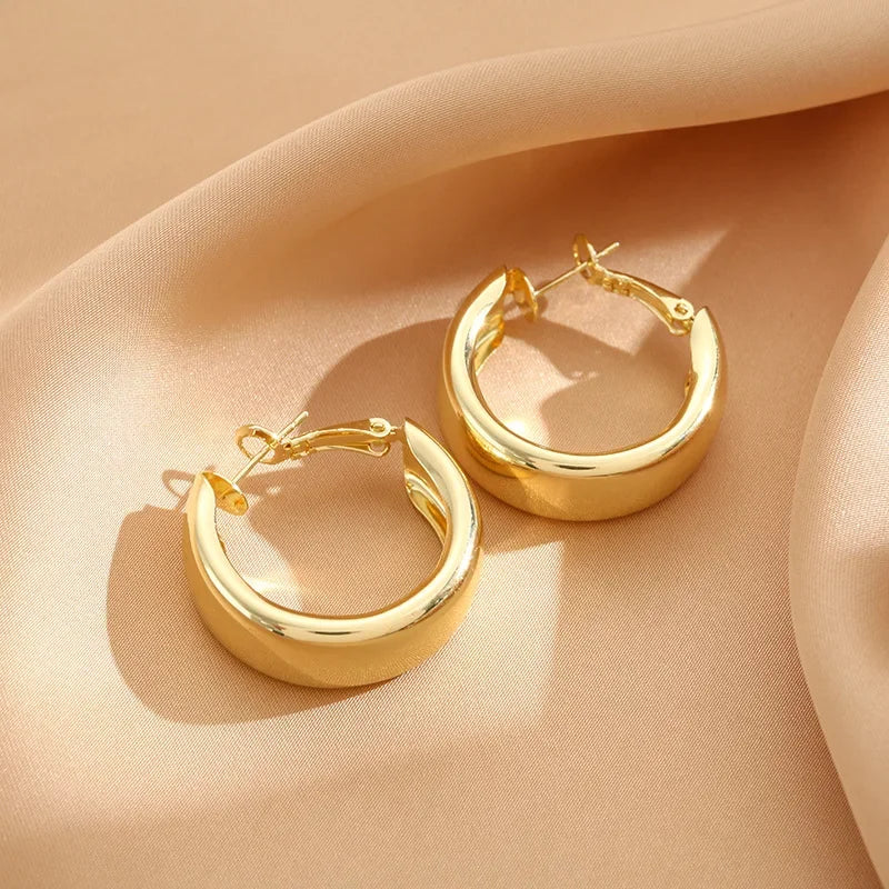 Golden Aura Hoops