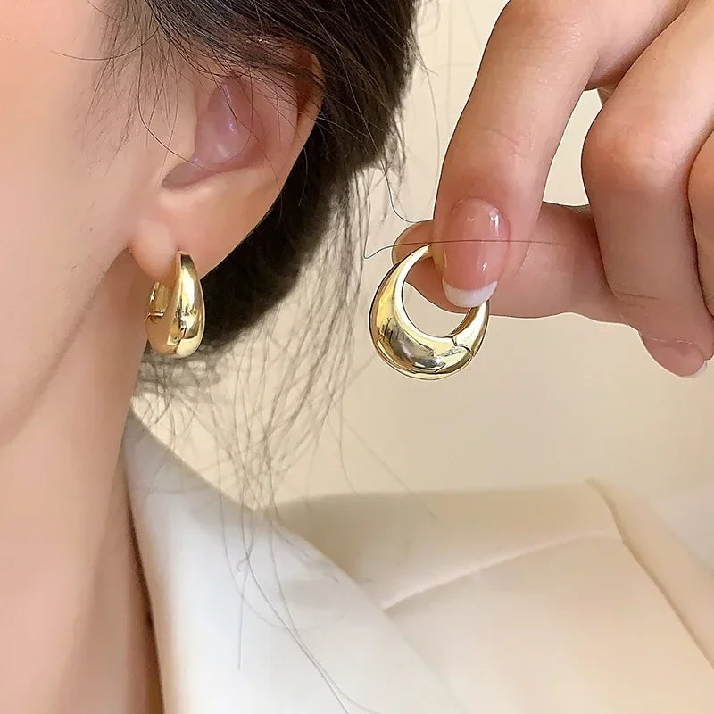 Golden Aura Hoops