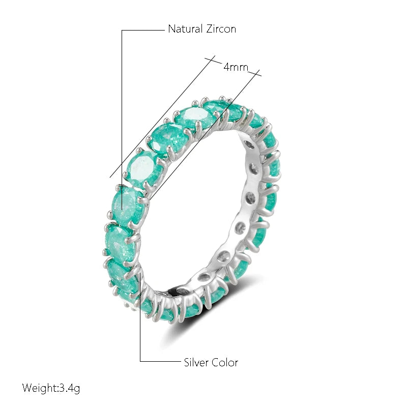 Emerald Halo Ring