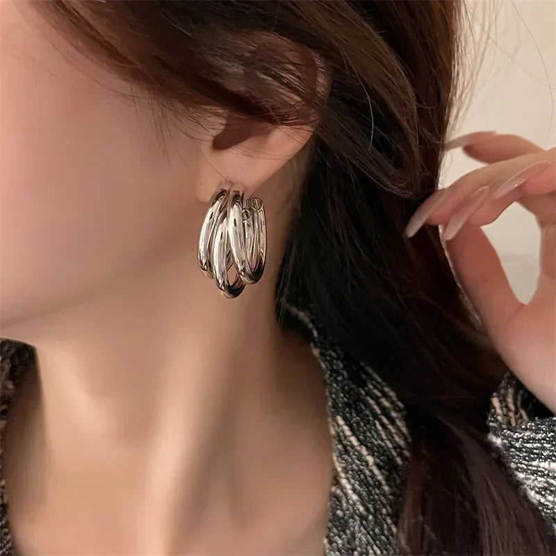 Golden Aura Hoops